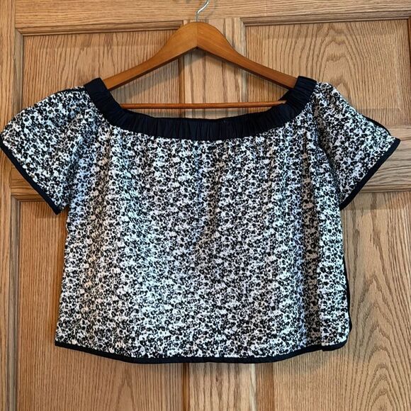 RAG & BONE Flavia Eyelet Off Shoulder Top - Picture 12 of 14